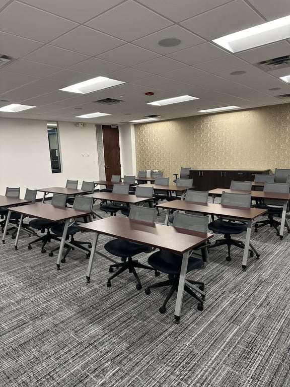 An interior shot of Building Training Room