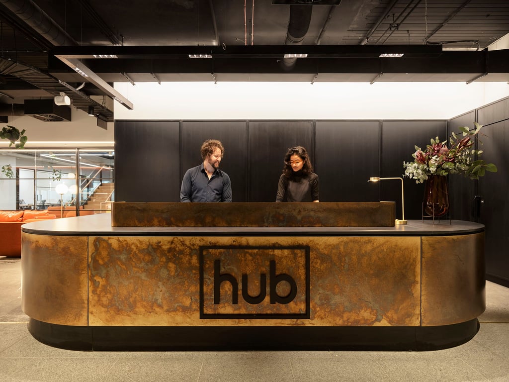 An interior shot of Hub - Church Street