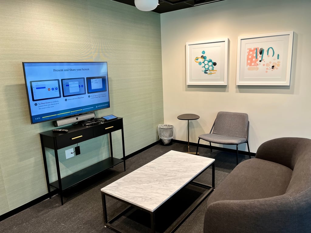 An interior shot of Conference F