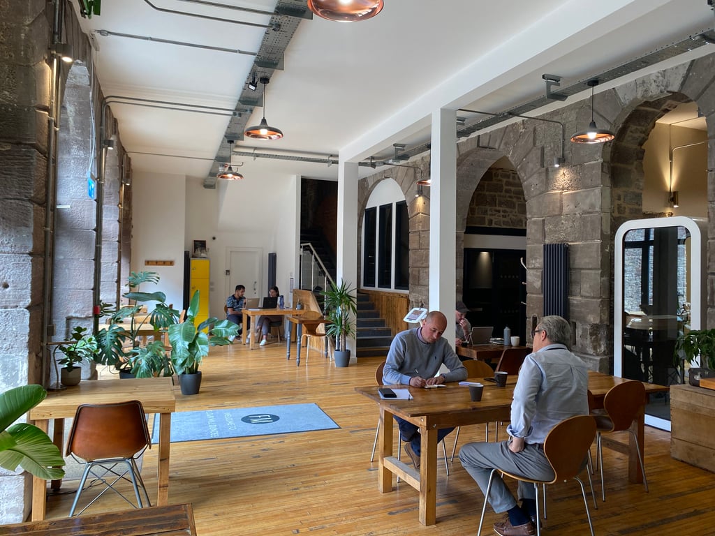 An interior shot of Flour Mill