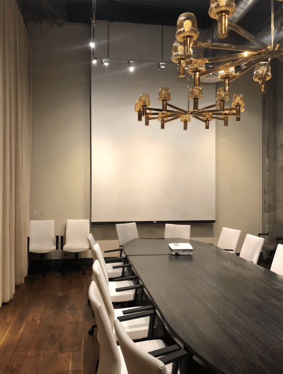 An interior shot of Boardroom