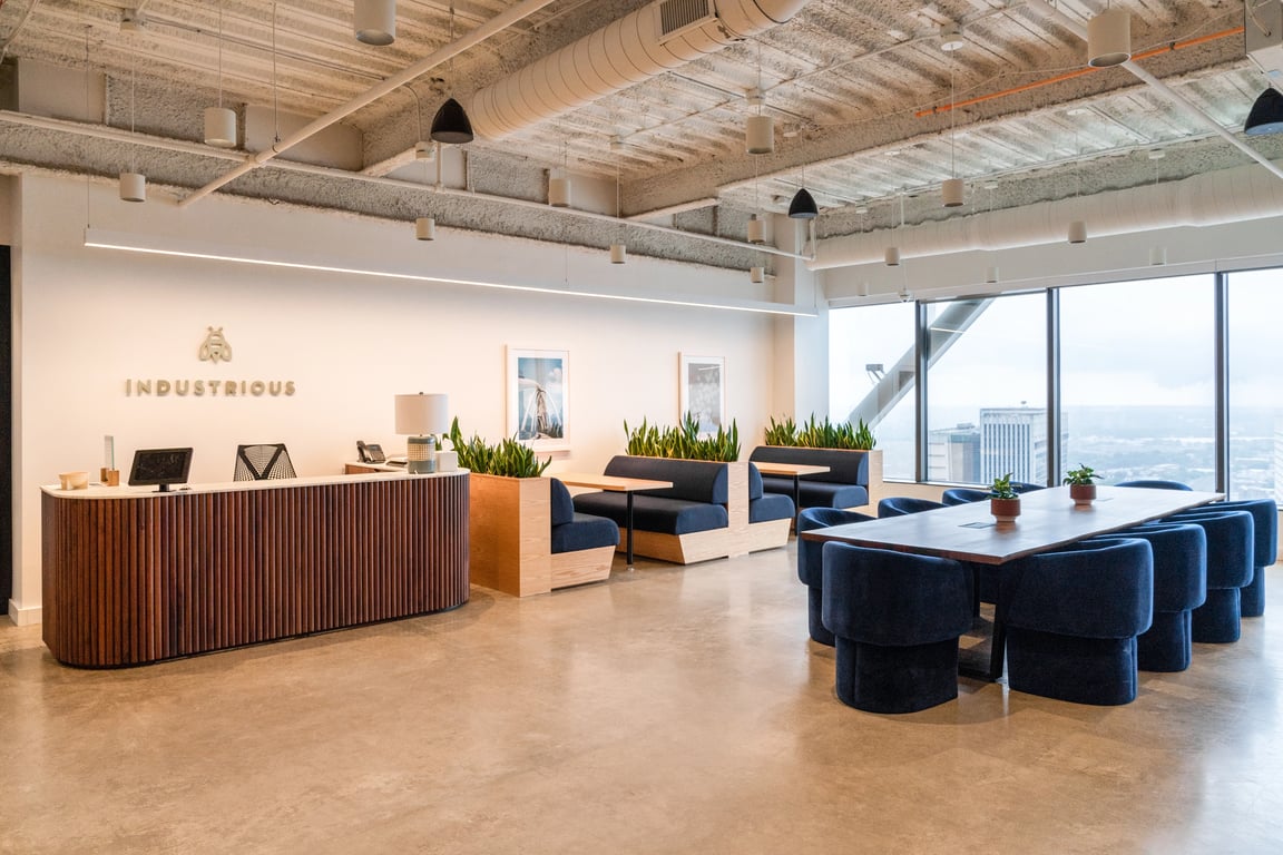 An interior shot of Industrious - Downtown - 101 Marietta St.