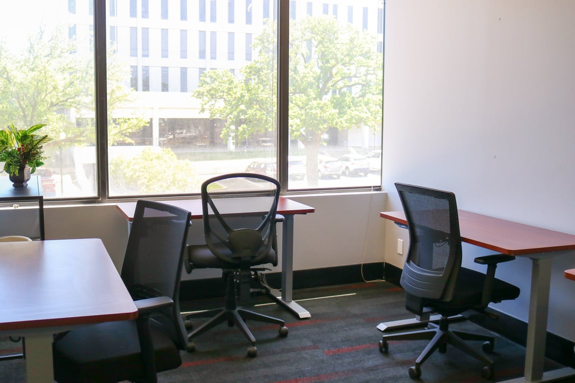 An interior shot of 4 Desk CoWorking Space