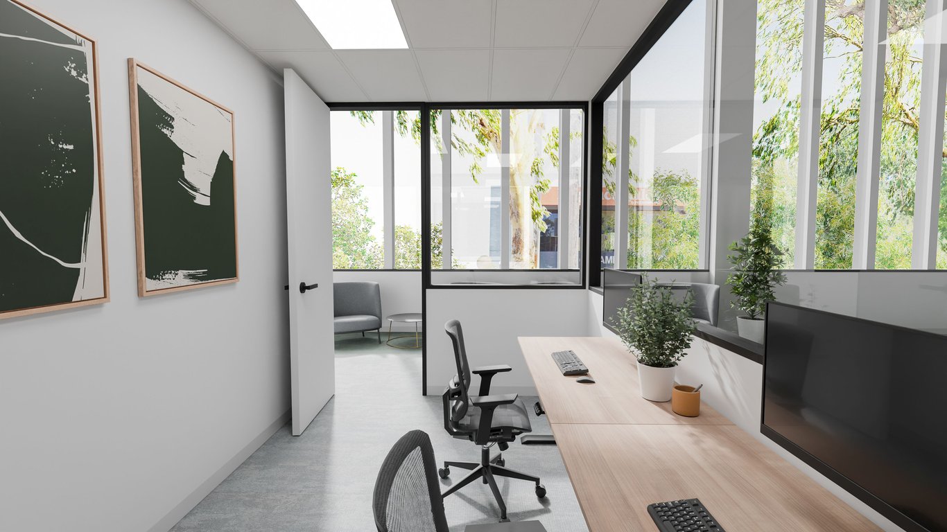 An interior shot of Suite 12