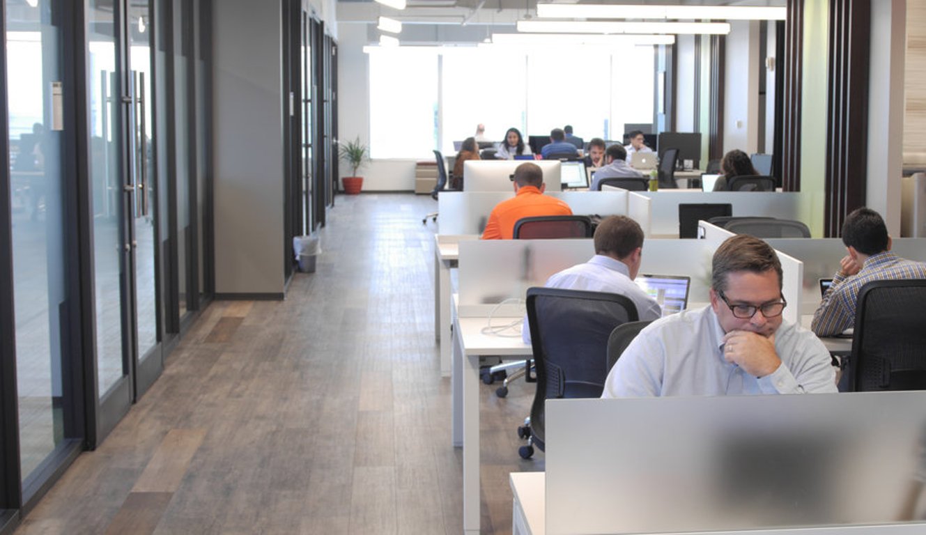 An interior shot of Launch Workplaces - Gaithersburg