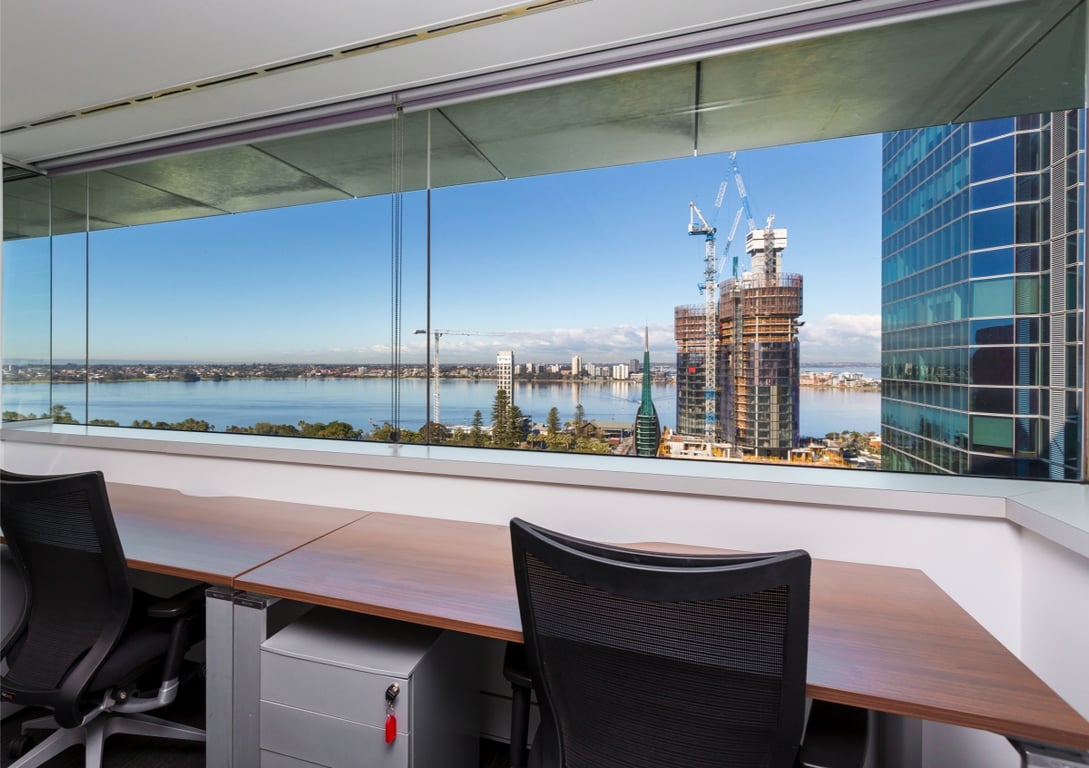 An interior shot of Hot Desk (Co-Working Station)