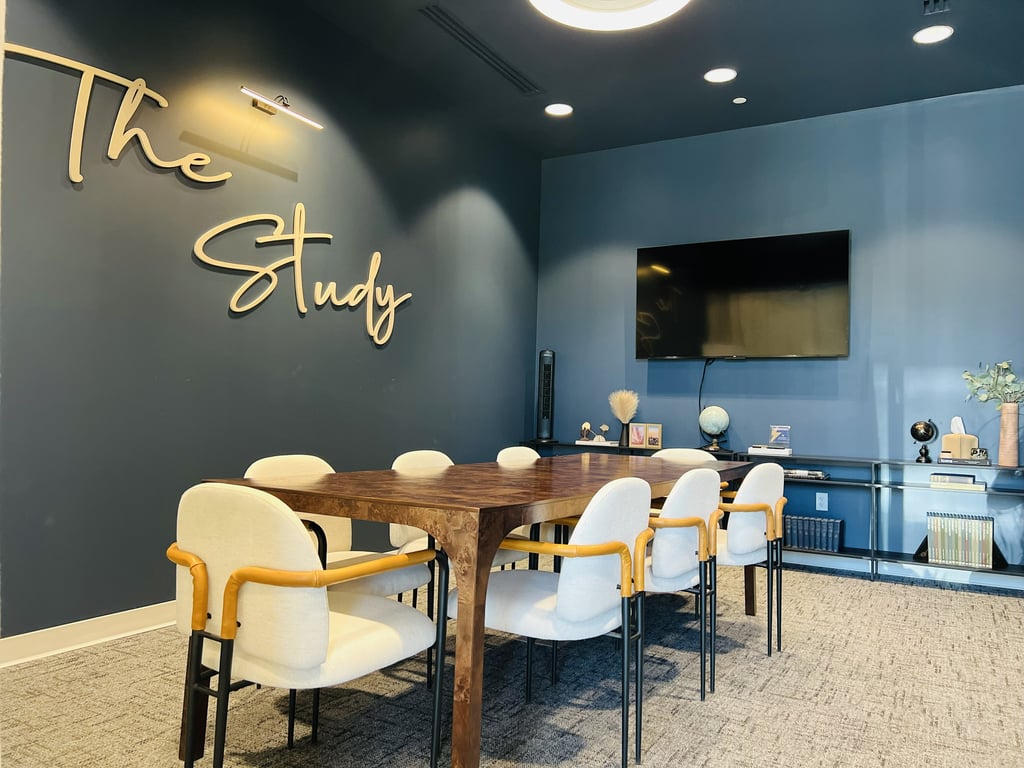 An interior shot of The Study Meeting Room