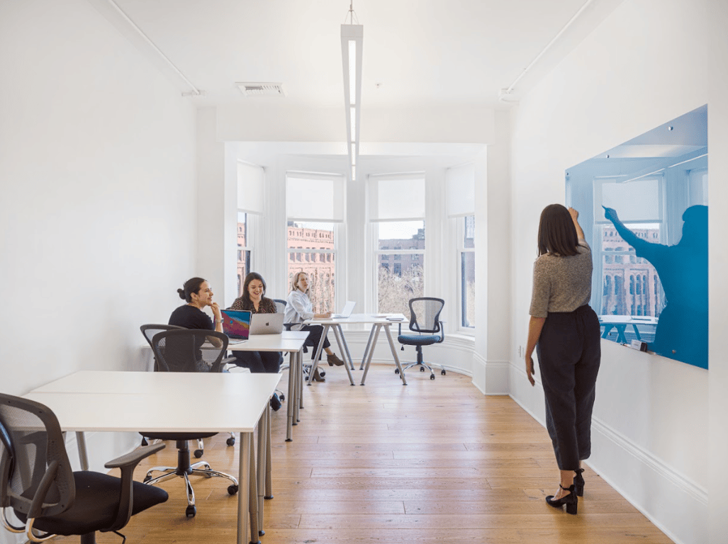 An interior shot of Team Day Office
