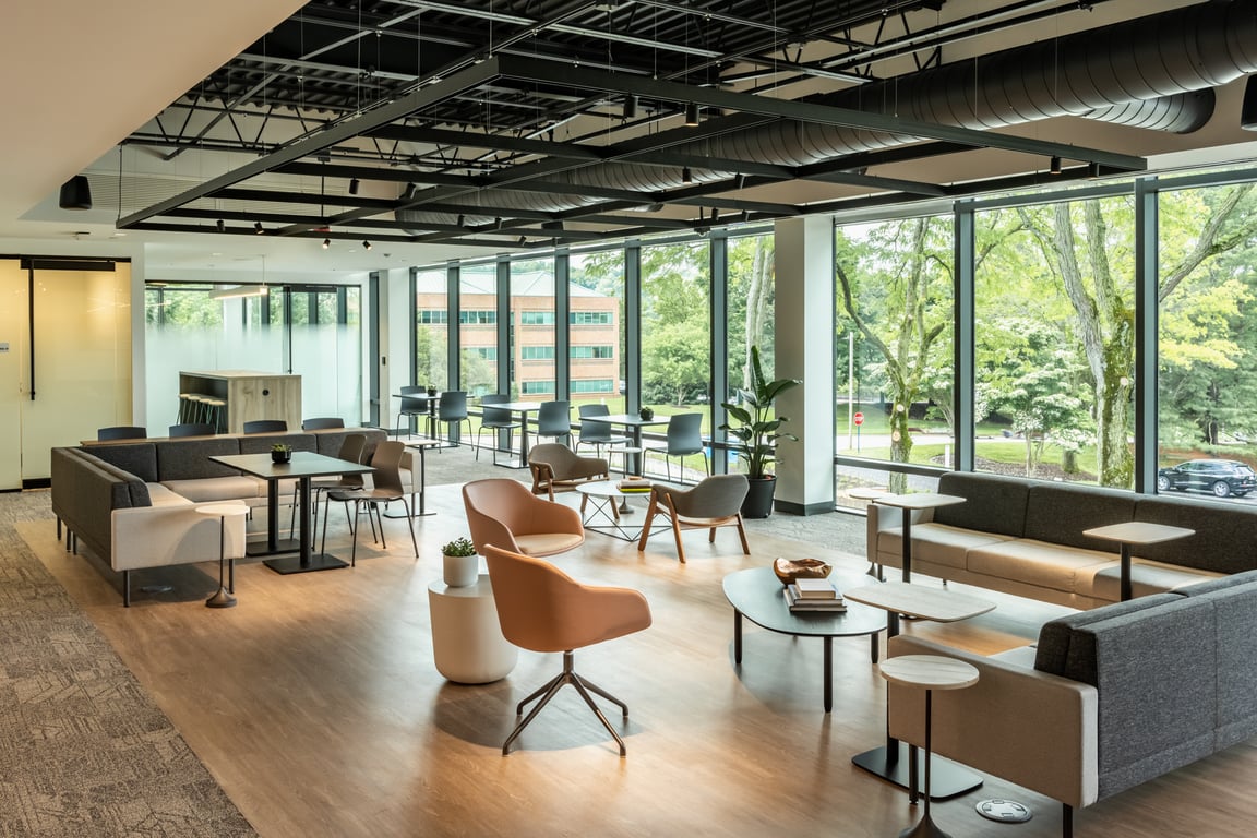 An interior shot of Flex at Chesterbrook