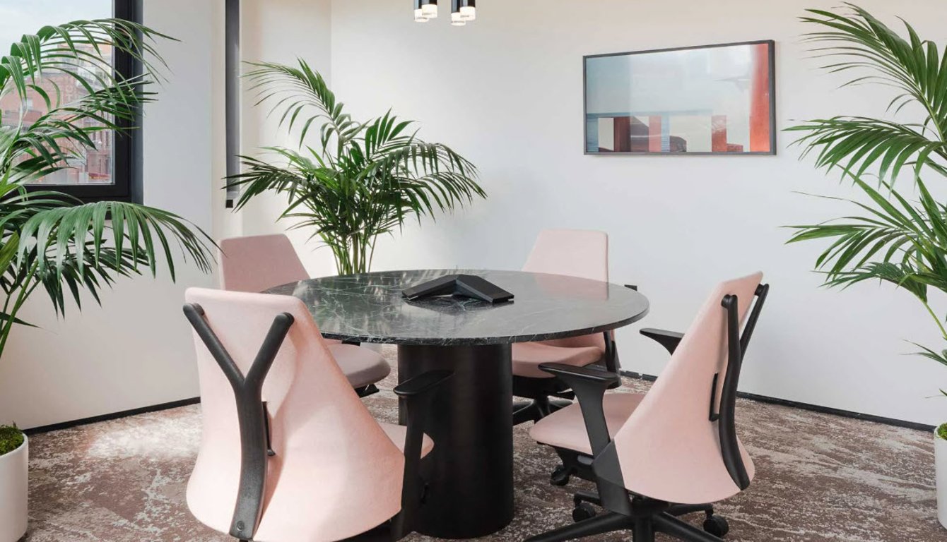 An interior shot of Conference Room 1
