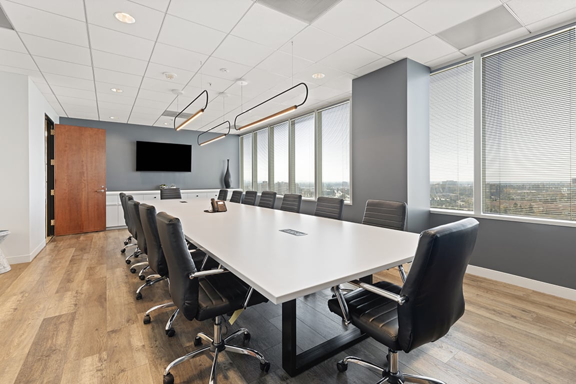 An interior shot of 16 Person Meeting Room