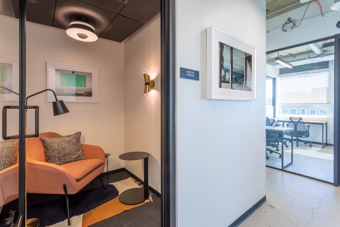 An interior shot of Industrious - Pearl Street