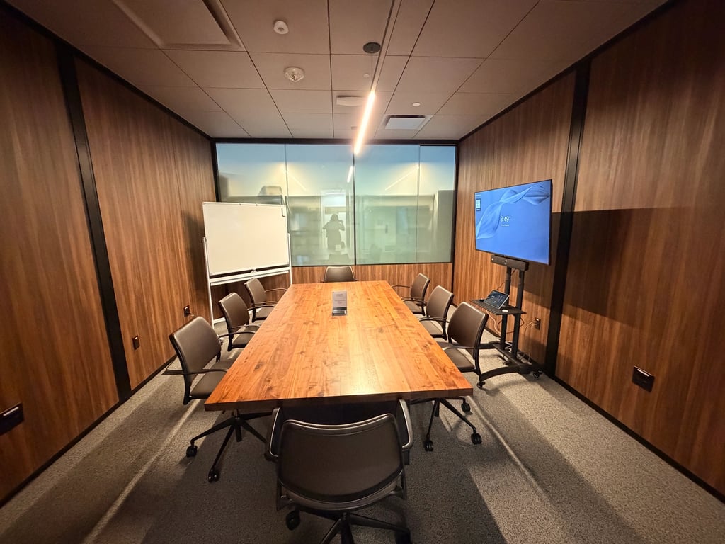 An interior shot of Conf 4-A