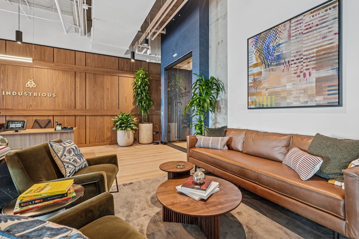 An interior shot of Industrious - Charlotte Uptown South