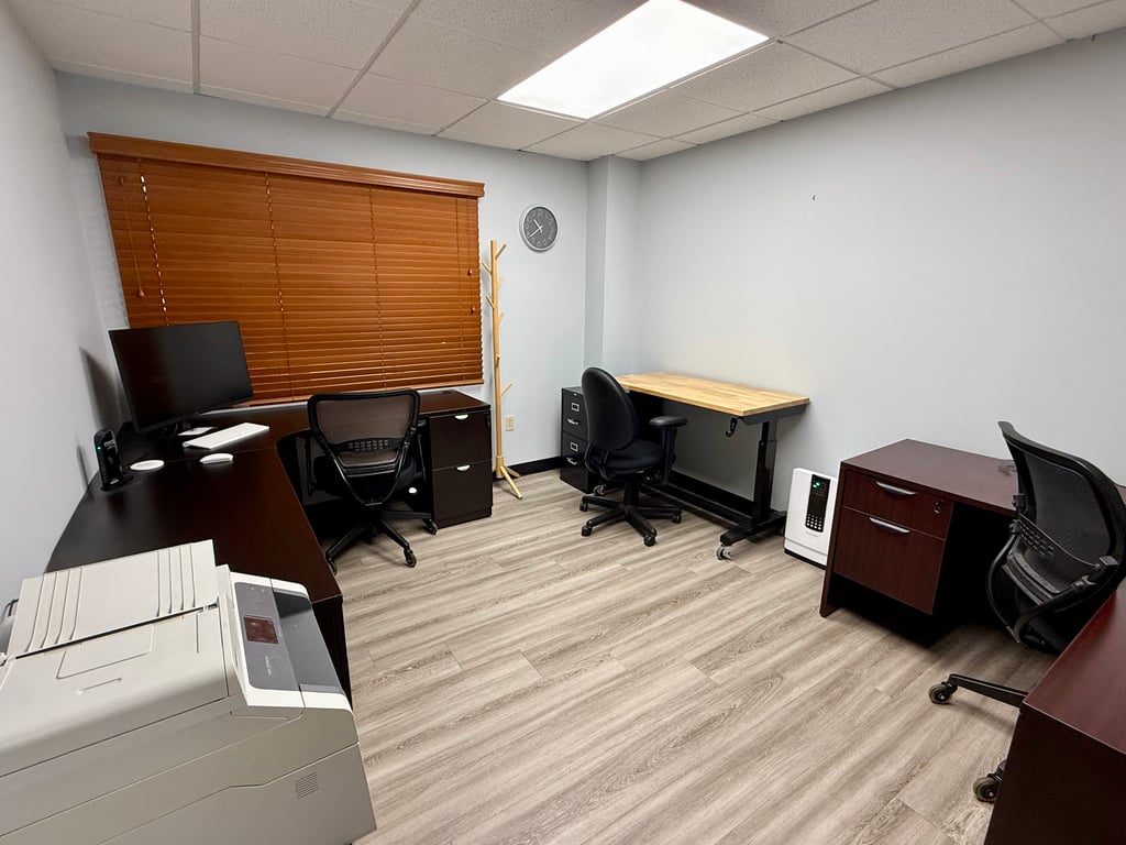 An interior shot of Private office D1 - Shrewsbury