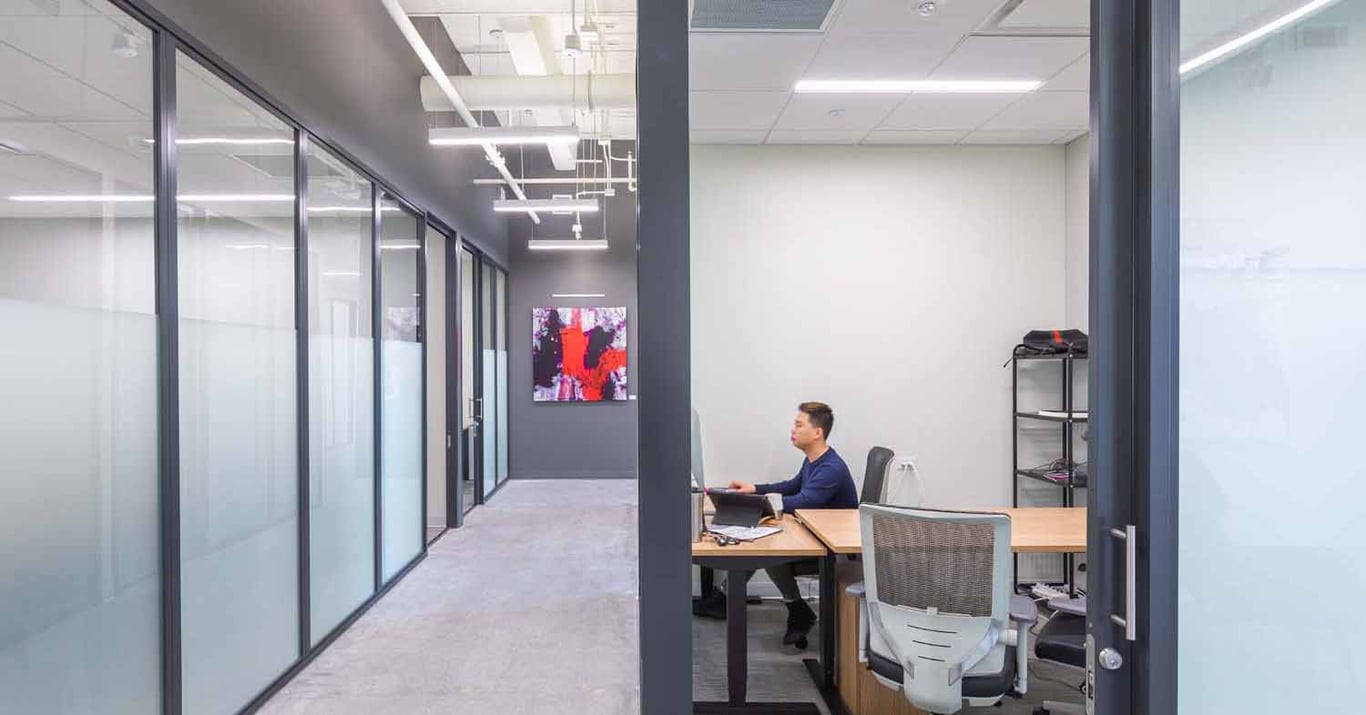 An interior shot of Private Day Office for One