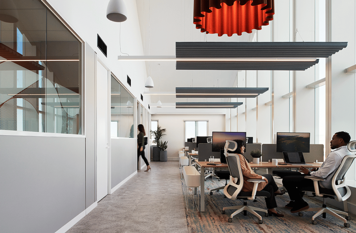 An interior shot of Waterman - Merrifield