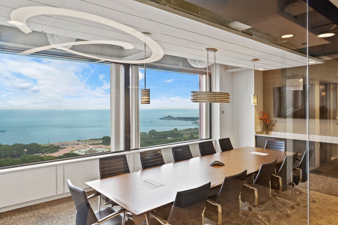 An interior shot of Large Conference Room