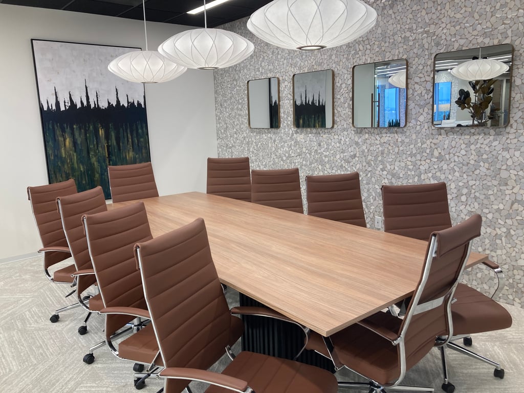 An interior shot of The Thomas Boardroom
