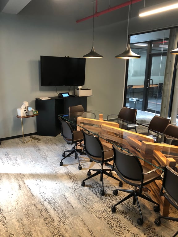 An interior shot of Conf Room A