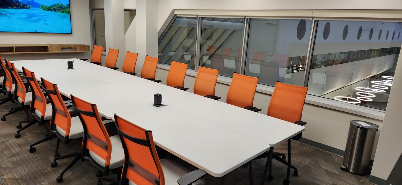 An interior shot of Large Conference Room