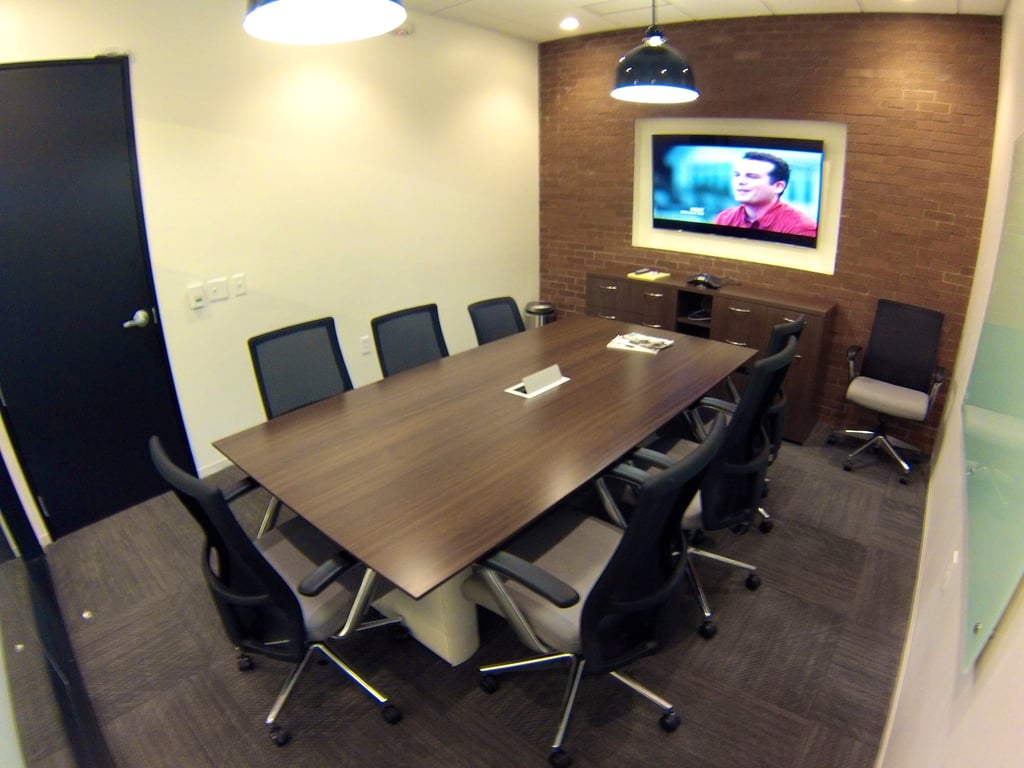 An interior shot of Small Conference Room @ VenturePoint Dominion