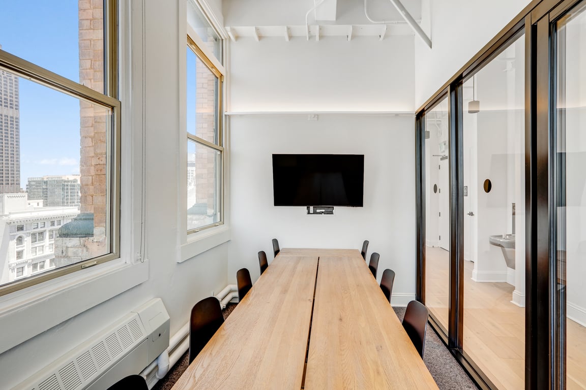 An interior shot of Bright and Cozy Meeting Room in Union Square