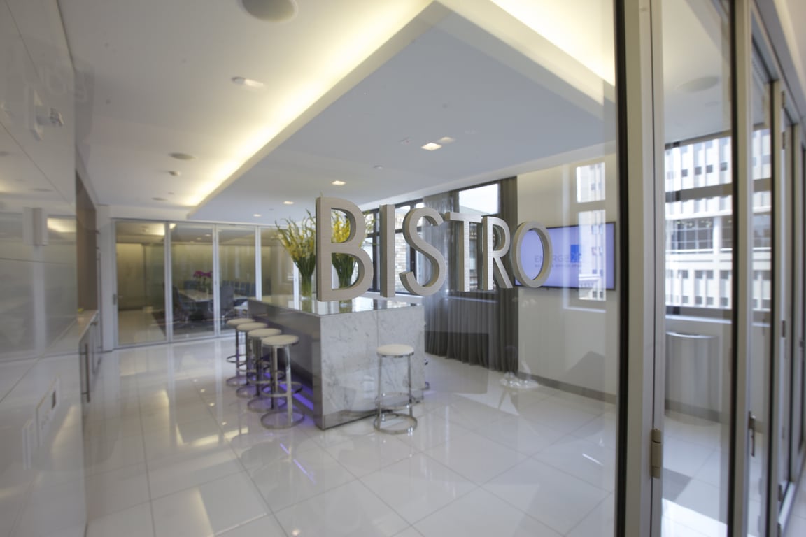 An interior shot of The Bistro - 125 Park