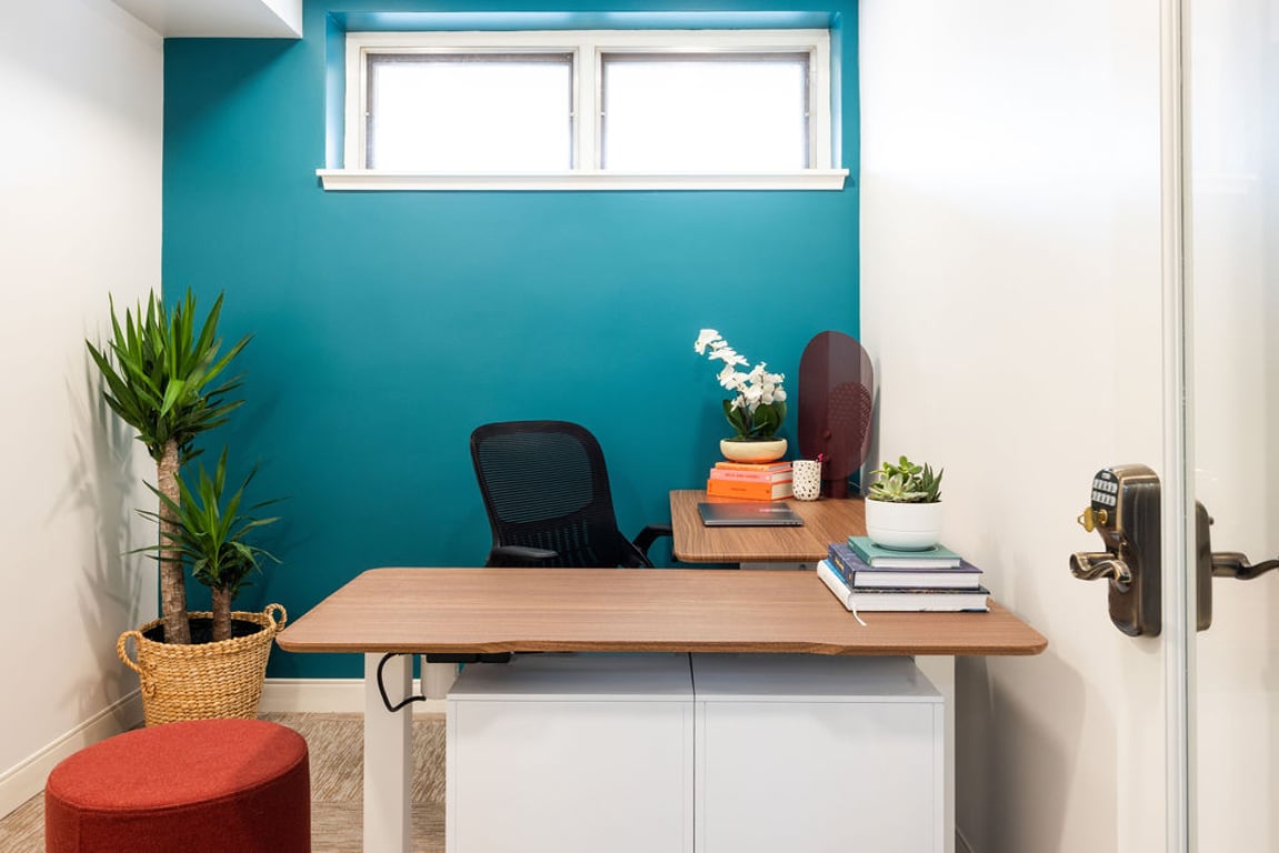 An interior shot of Private Office: The Clarity & Connection Suite (1–2 Person)
