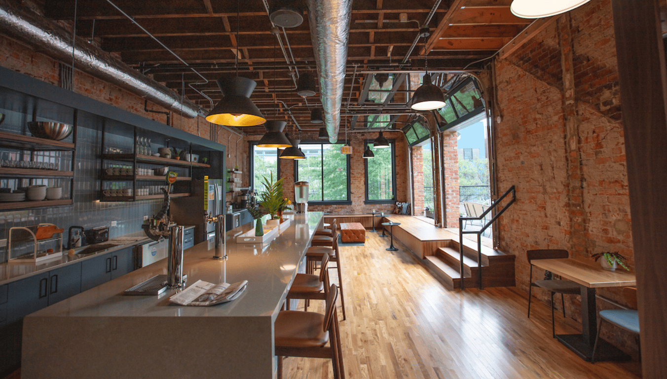 An interior shot of Gather - Downtown Richmond