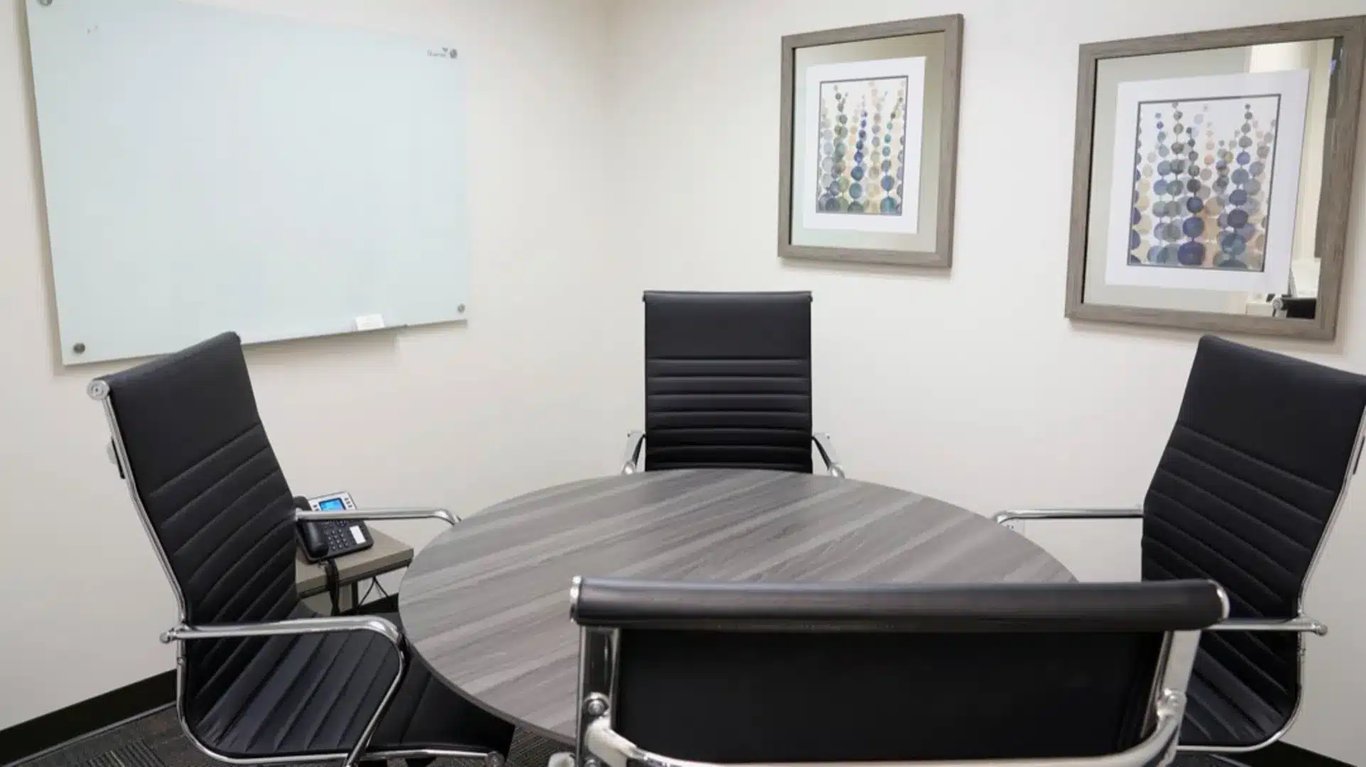 An interior shot of The Bluebonnet Room