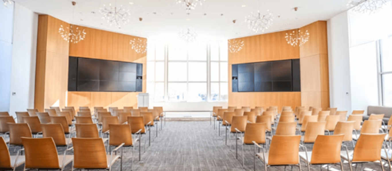 An interior shot of The Vue Ballroom