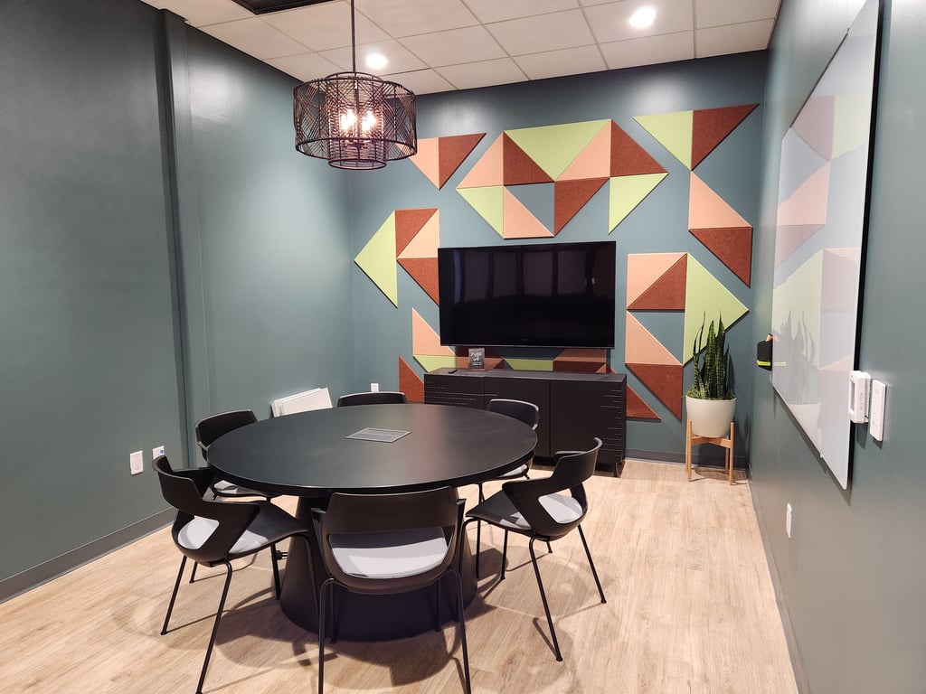 An interior shot of Huddle Room