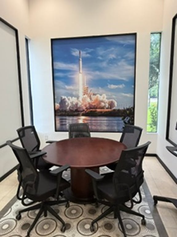 An interior shot of Mission Control