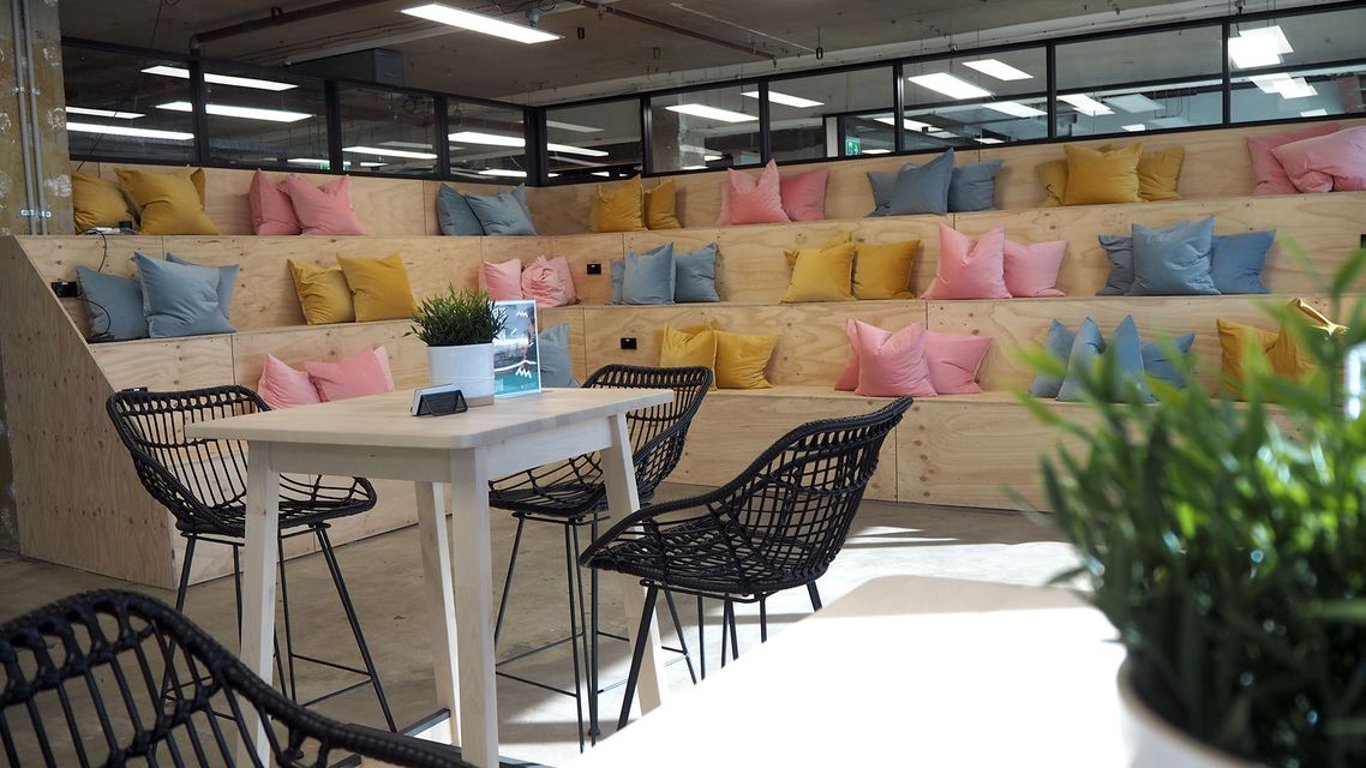 An interior shot of Event Space