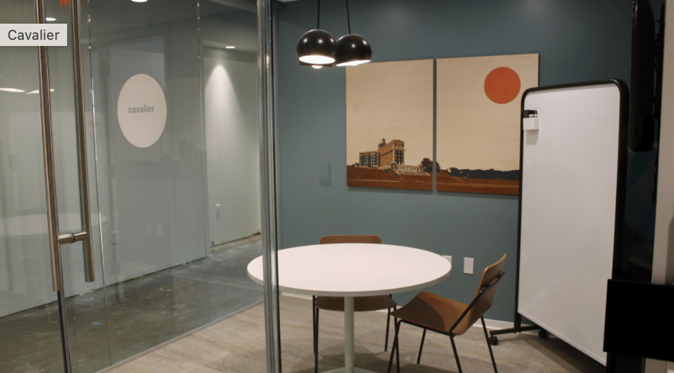 An interior shot of Cavalier Conference Room