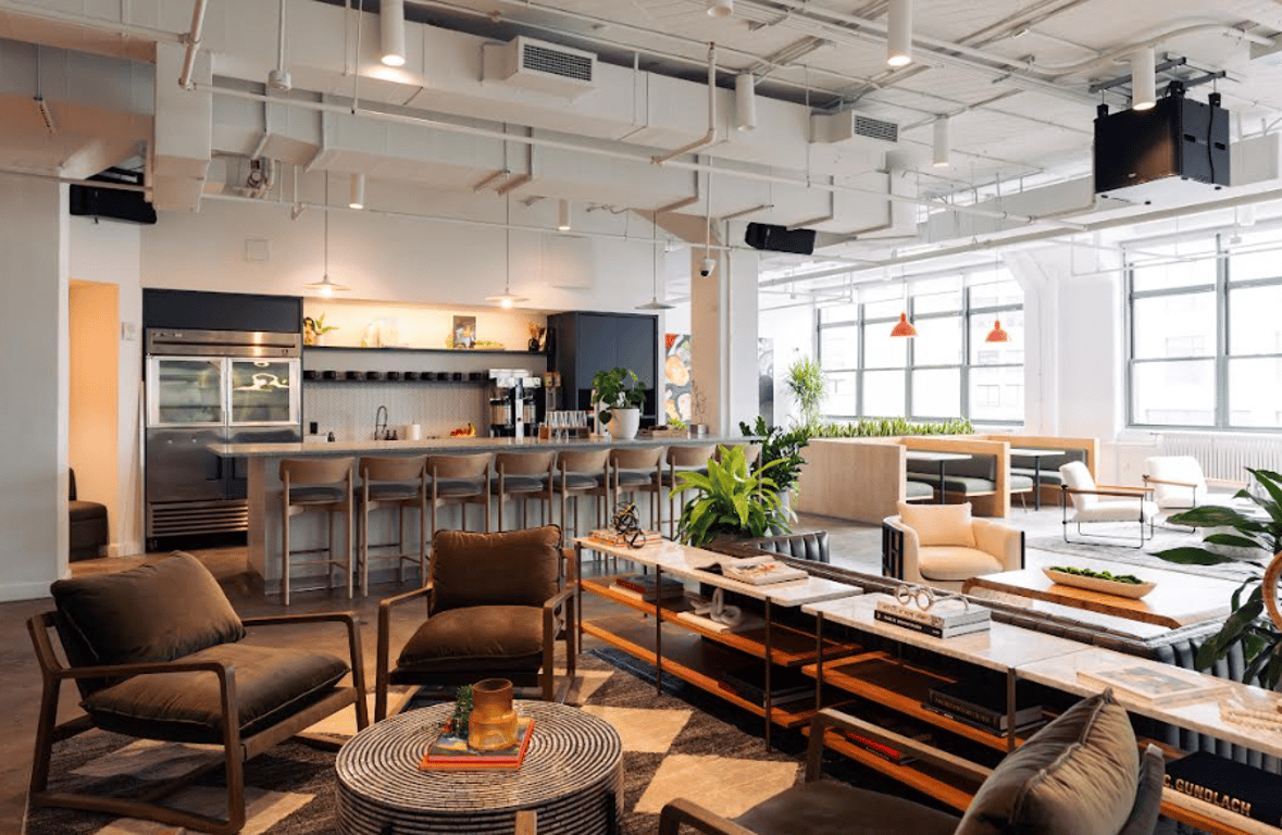 An interior shot of The Square - New York - 205 Hudson