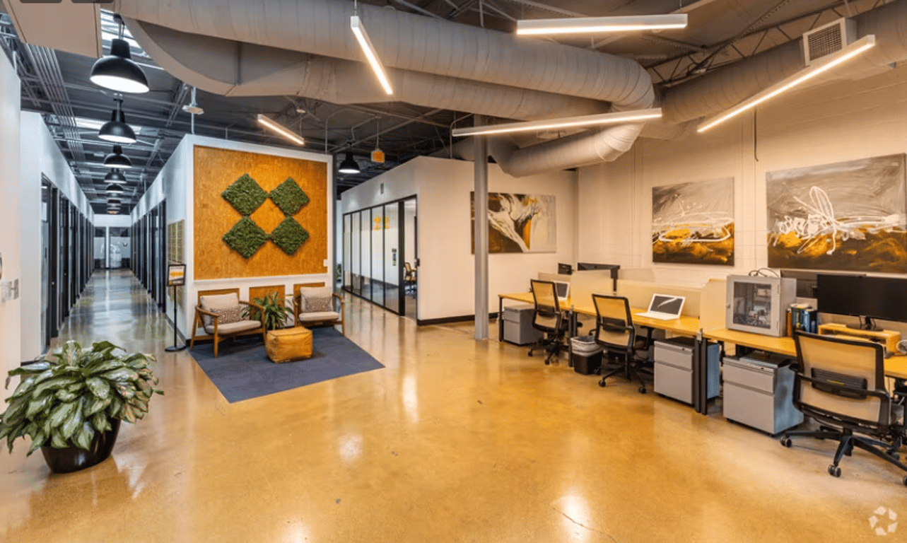 An interior shot of Venture X - Richmond