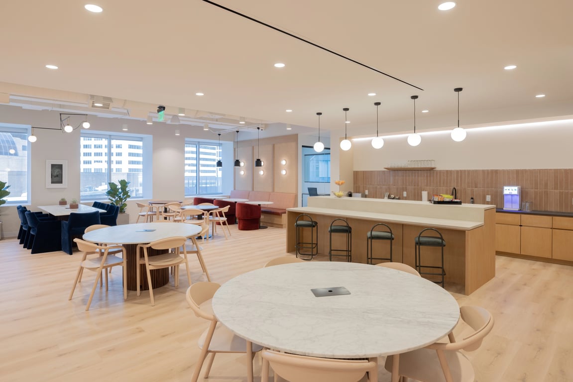 An interior shot of Industrious - Houston Downtown