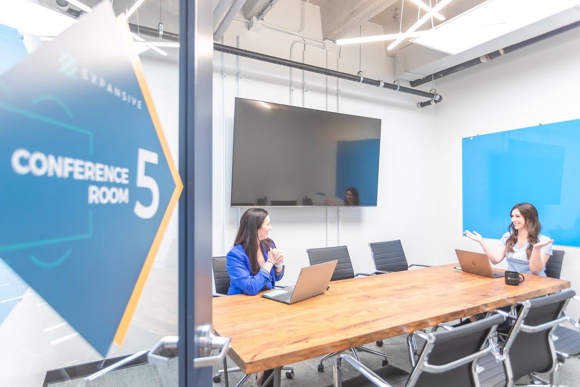 An interior shot of Conference Room 5