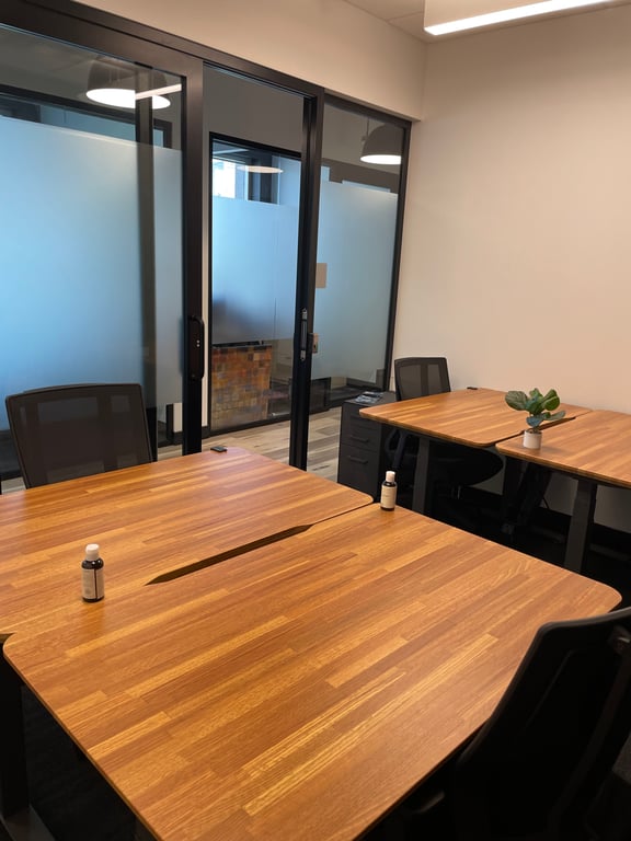 An interior shot of 4-Person Private Office DAY PASS