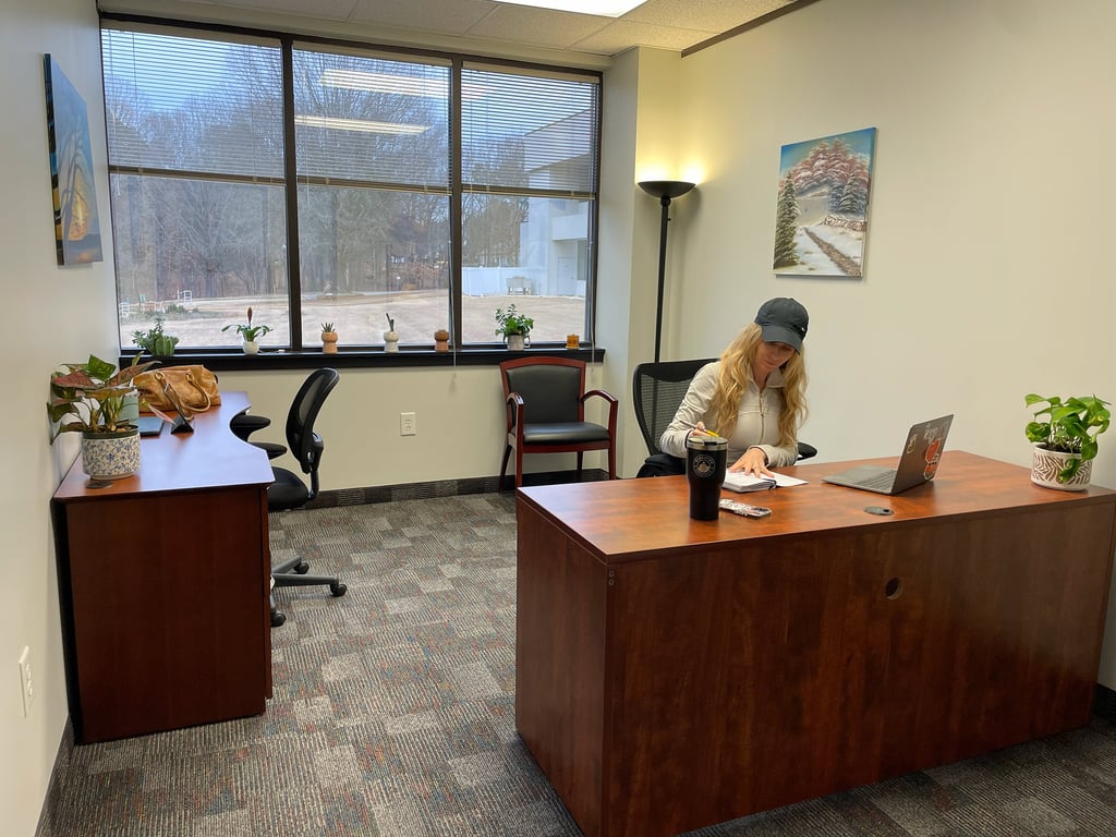 An interior shot of Dedicated Desk