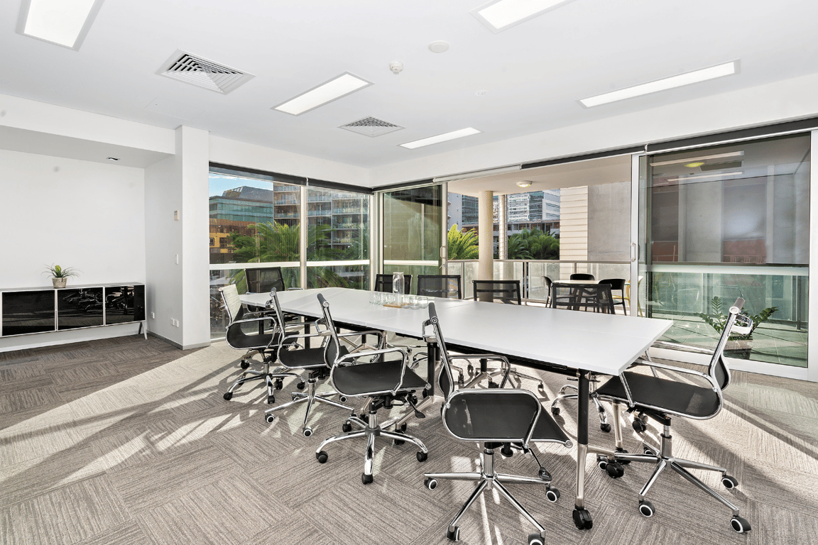 An interior shot of Boardroom 1