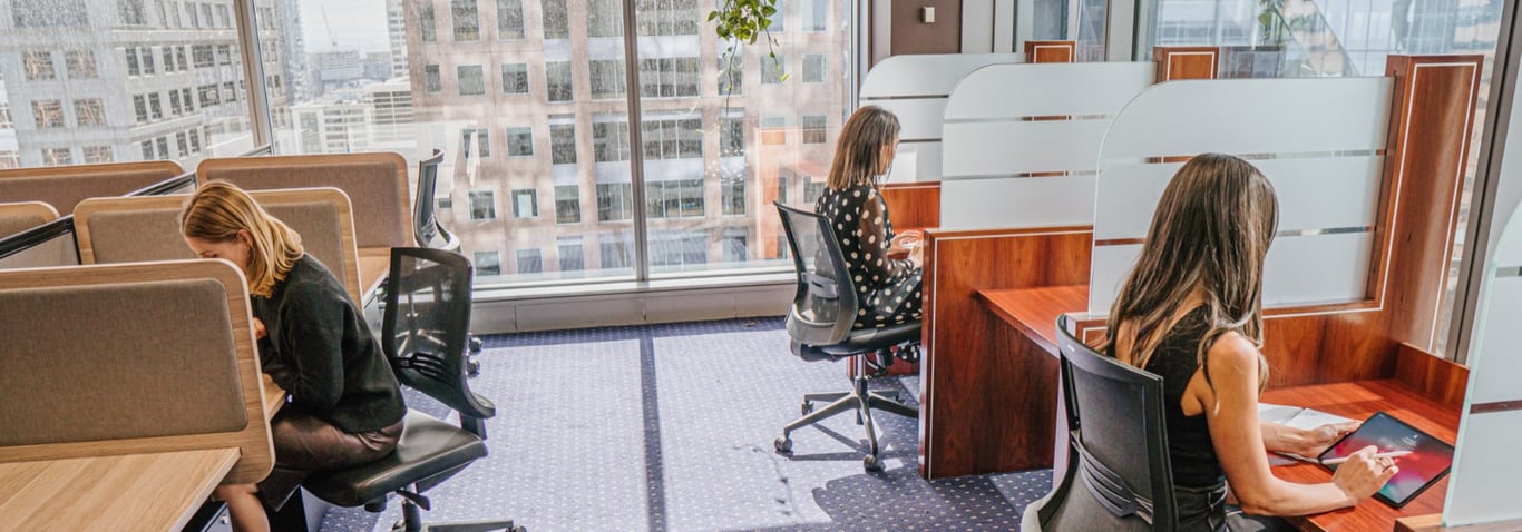 An interior shot of Servcorp - 40 Bank Street