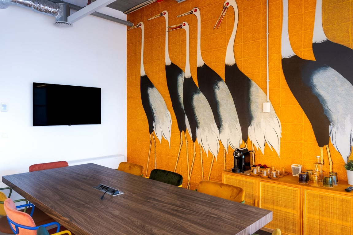 An interior shot of Birds Room
