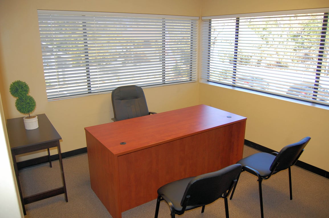 An interior shot of Focus 1 person Office #204 – No Glass. Private Workspace for Real Productivity