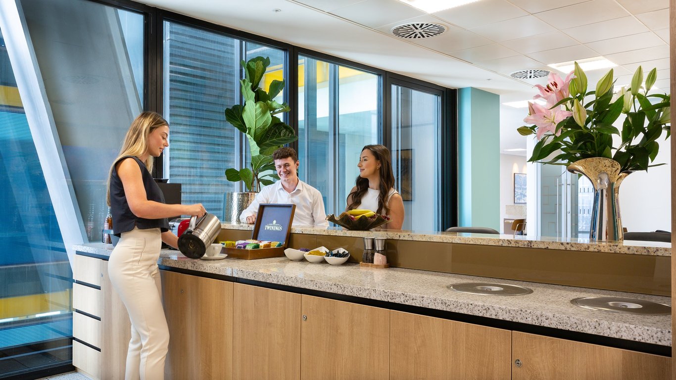 An interior shot of Servcorp - Leadenhall Building