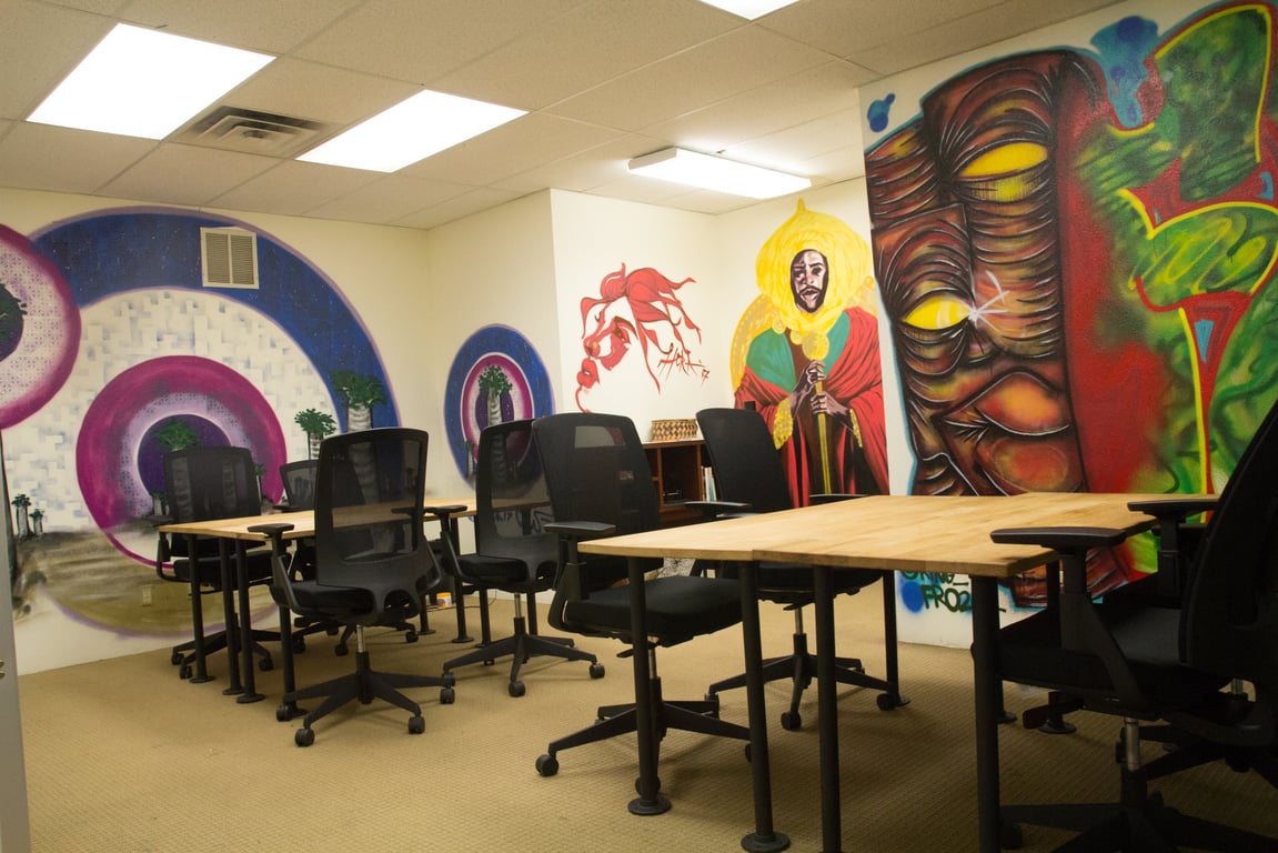 An interior shot of Black Dot