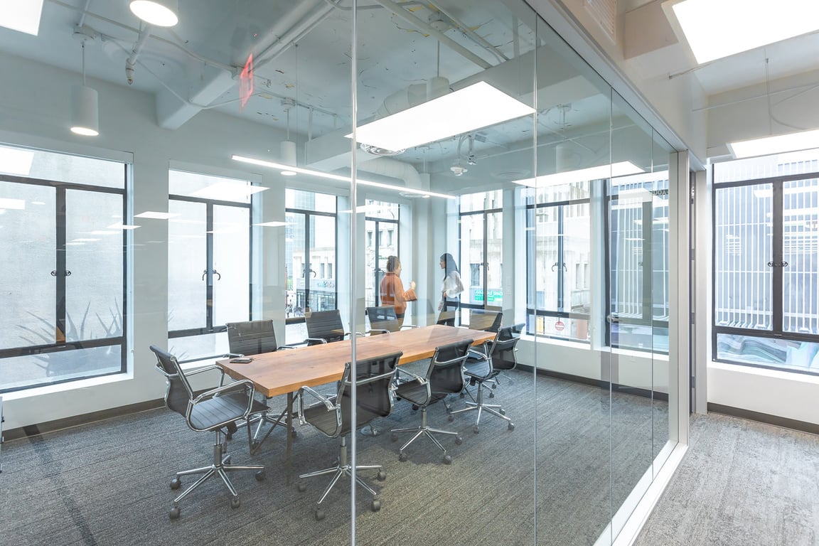 An interior shot of Conference Room 5