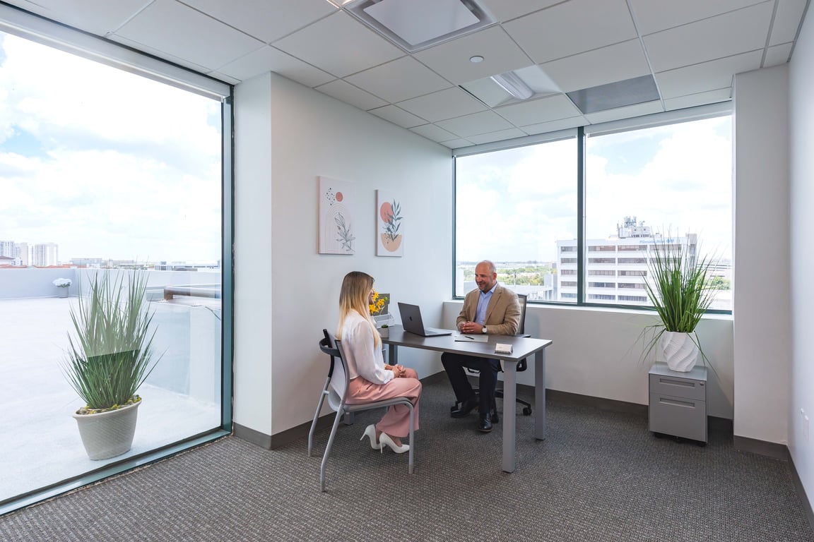 An interior shot of Private Day Office